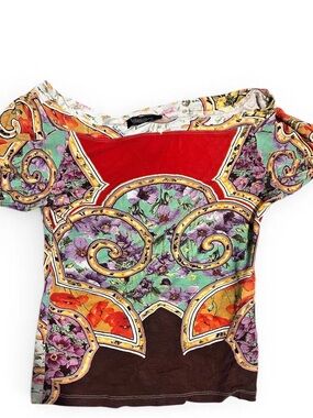 ROBERTO CAVALLI VINTAGE Y2K TOP